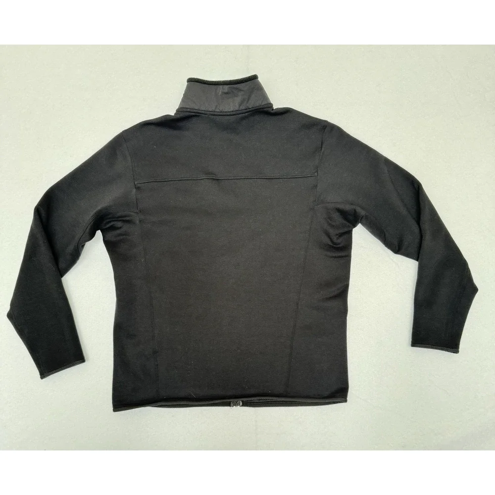 Arc'teryx Kyanite AR Men's Medium Fleece Full Zip Sweater Jacket Black Pockets